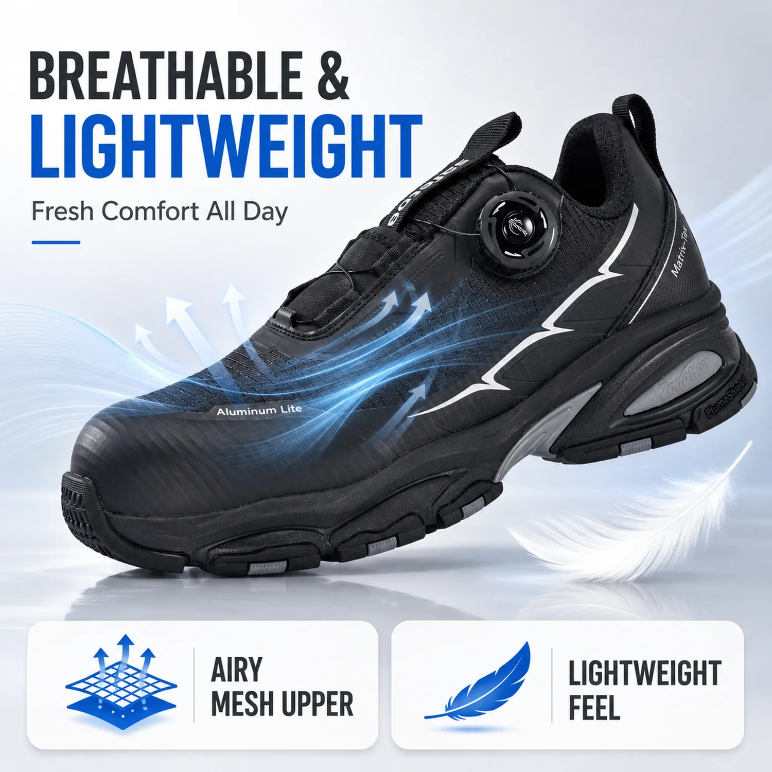 SafeToe L-7601 CloudDial T1 Safety Shoes L-7601 Breathable lightweight design